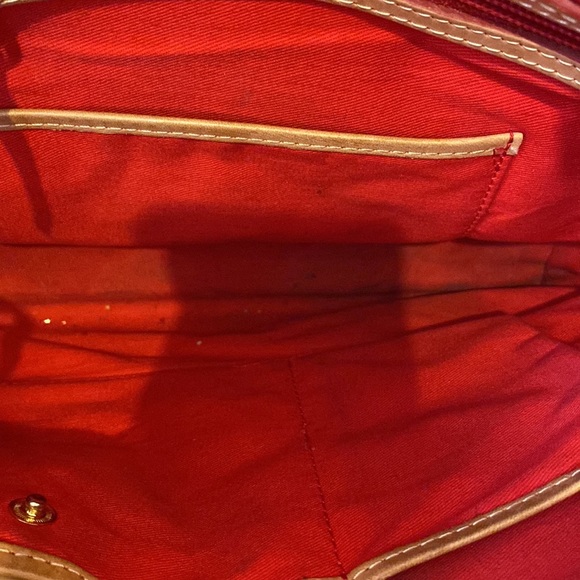 Dooney & Bourke Black Epi Leather Dillen Double Pocket Satchel - Picture 9 of 9